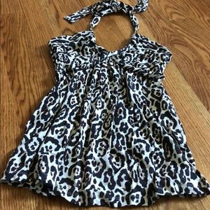 Tart leopard halter - never worn - NWOT